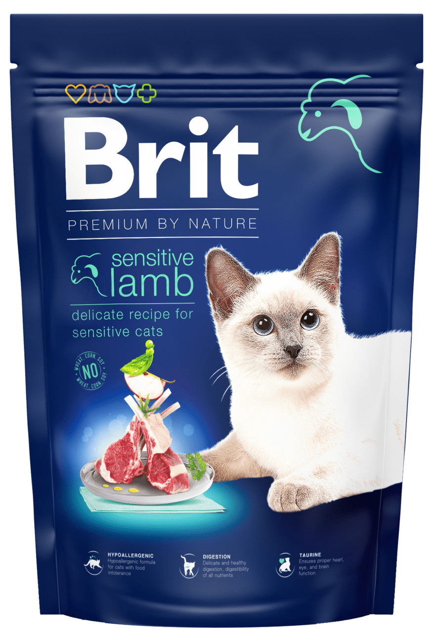 Brit Premium by Nature Cat Sensitive Lamb 1,5kg