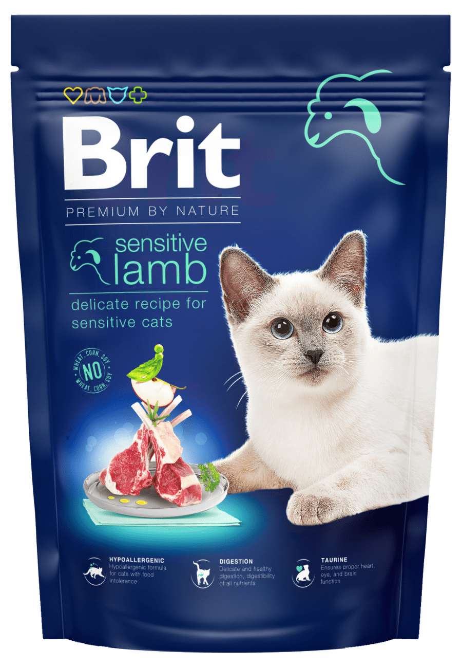 Brit Premium by Nature Cat Sensitive Lamb 800g