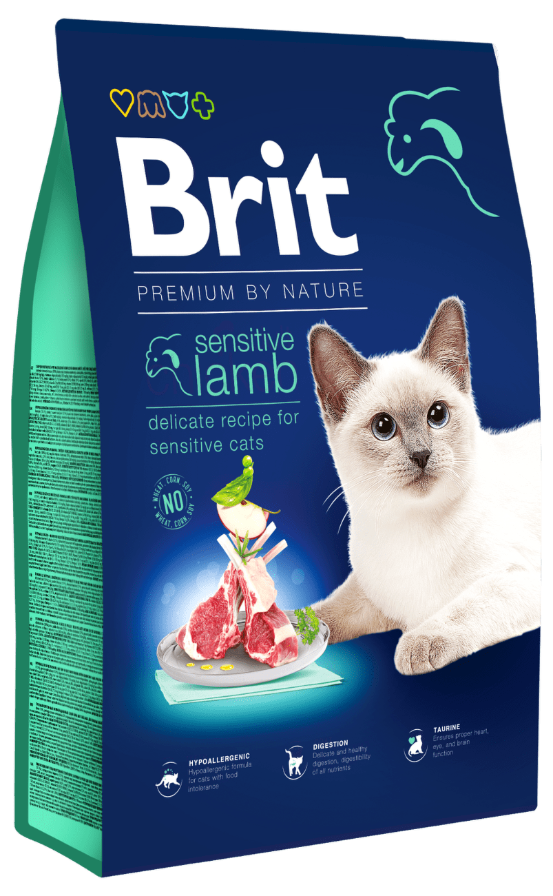 Brit Premium by Nature Cat Sensitive Lamb 8kg