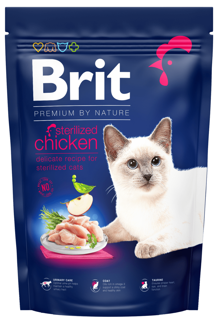 Brit Premium by Nature Cat Sterilized Chicken 1,5kg