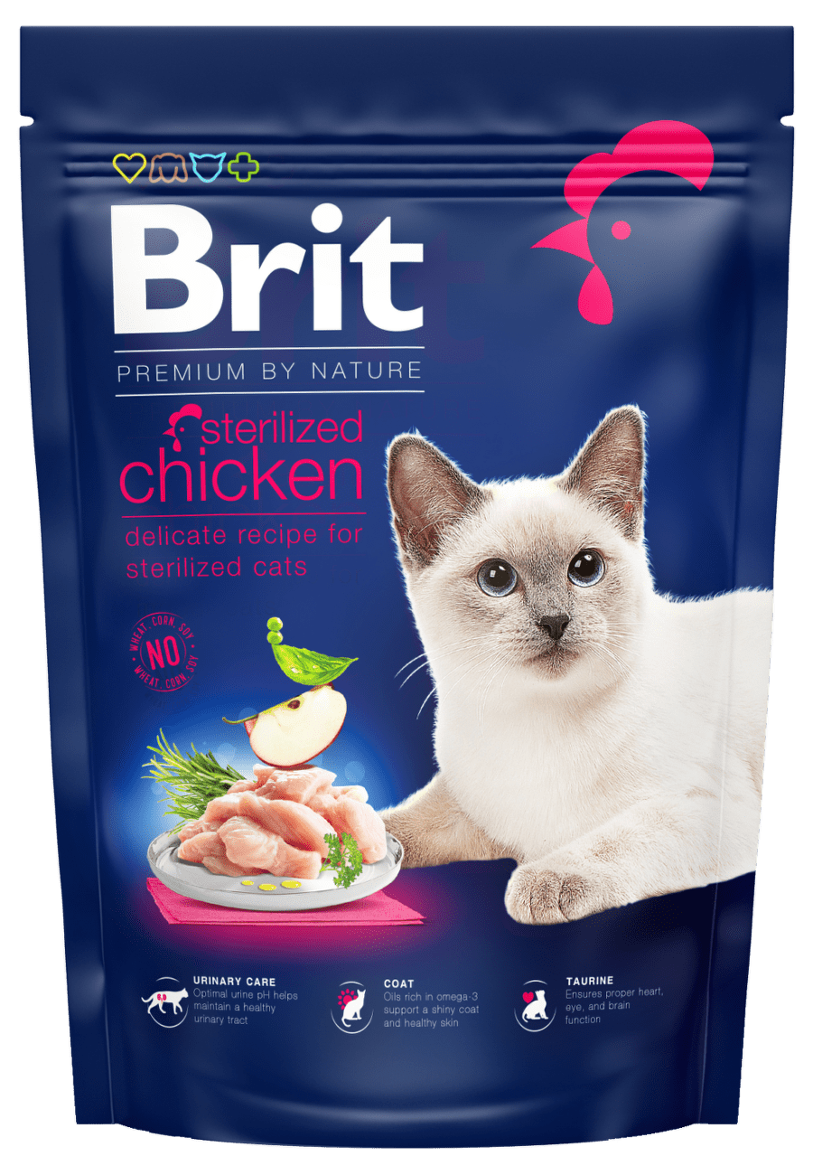 Brit Premium by Nature Cat Sterilized Chicken 800g