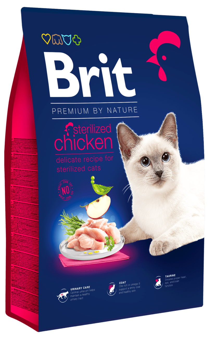 Brit Premium by Nature Cat Sterilized Chicken 8kg