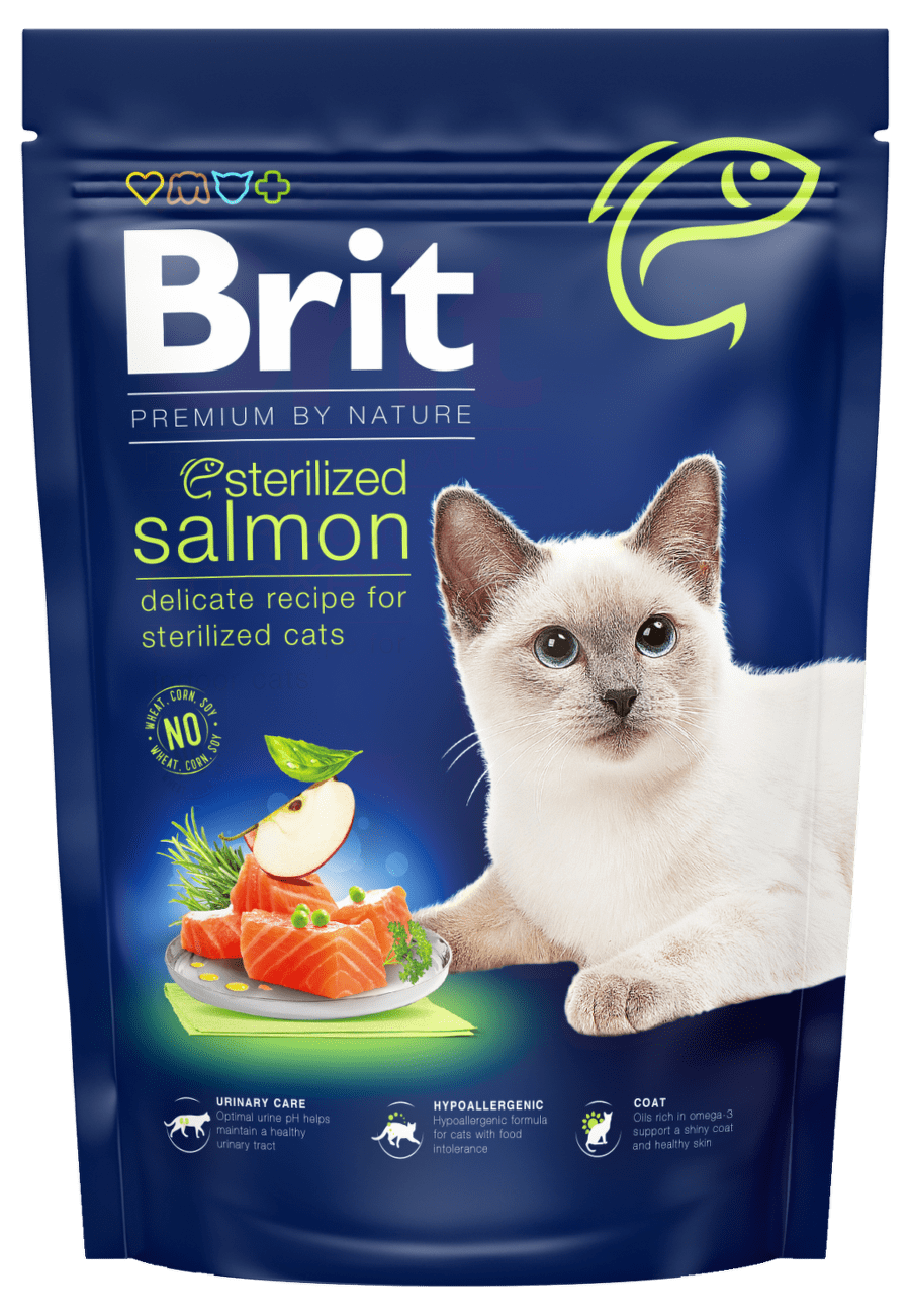 Brit Premium by Nature Cat Sterilized Salmon 800g
