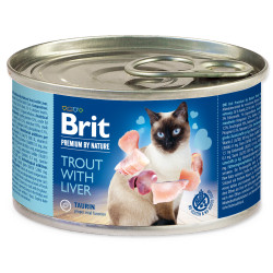 Brit Premium by Nature cat trout with Liver 200 g