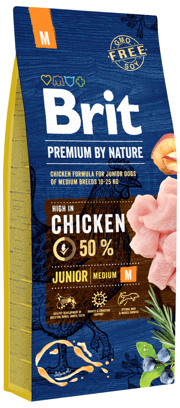 Brit Premium by Nature Junior M 15kg