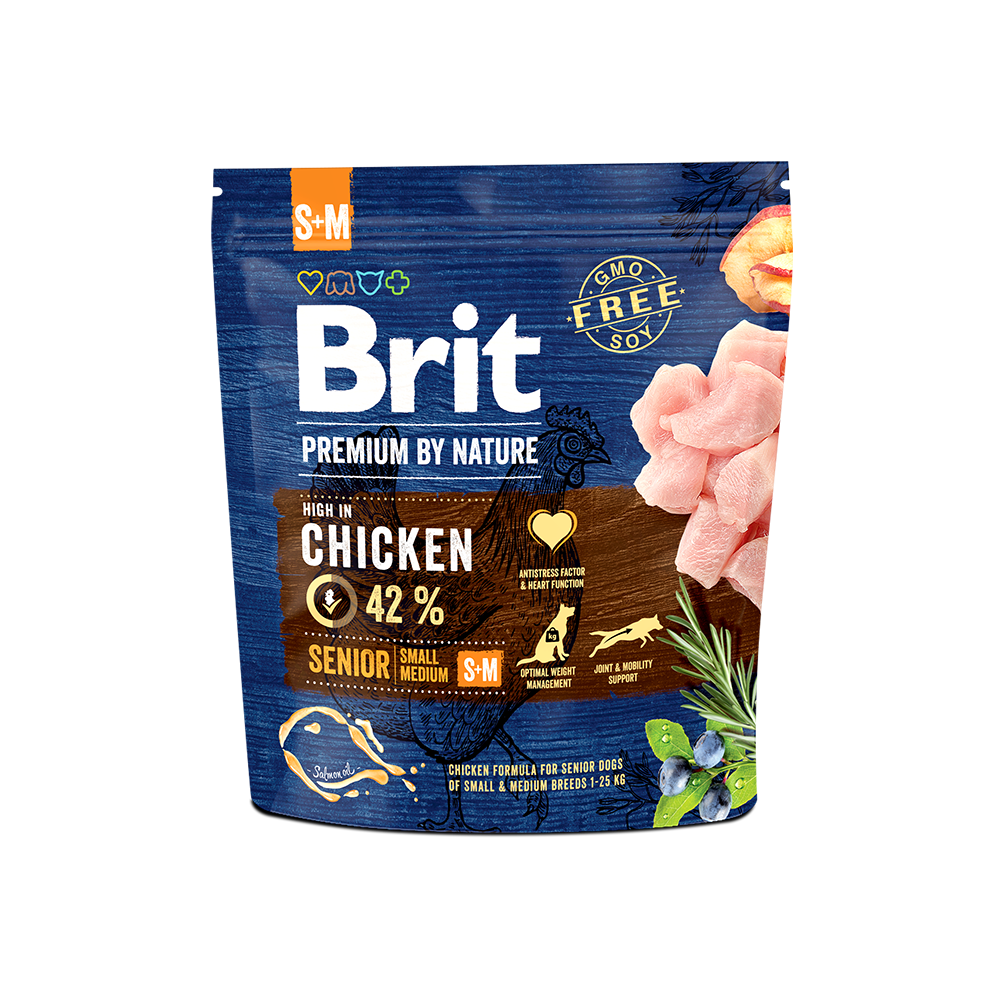 Brit Premium by Nature Senior S + M 1 kg
