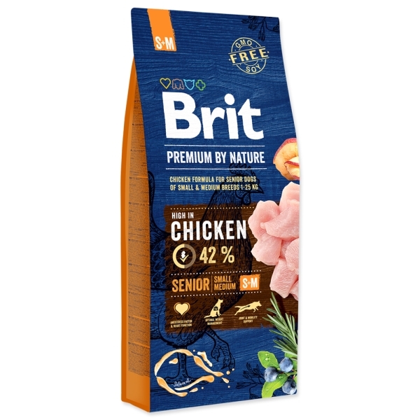 Brit Premium by Nature Senior S + M 15 kg