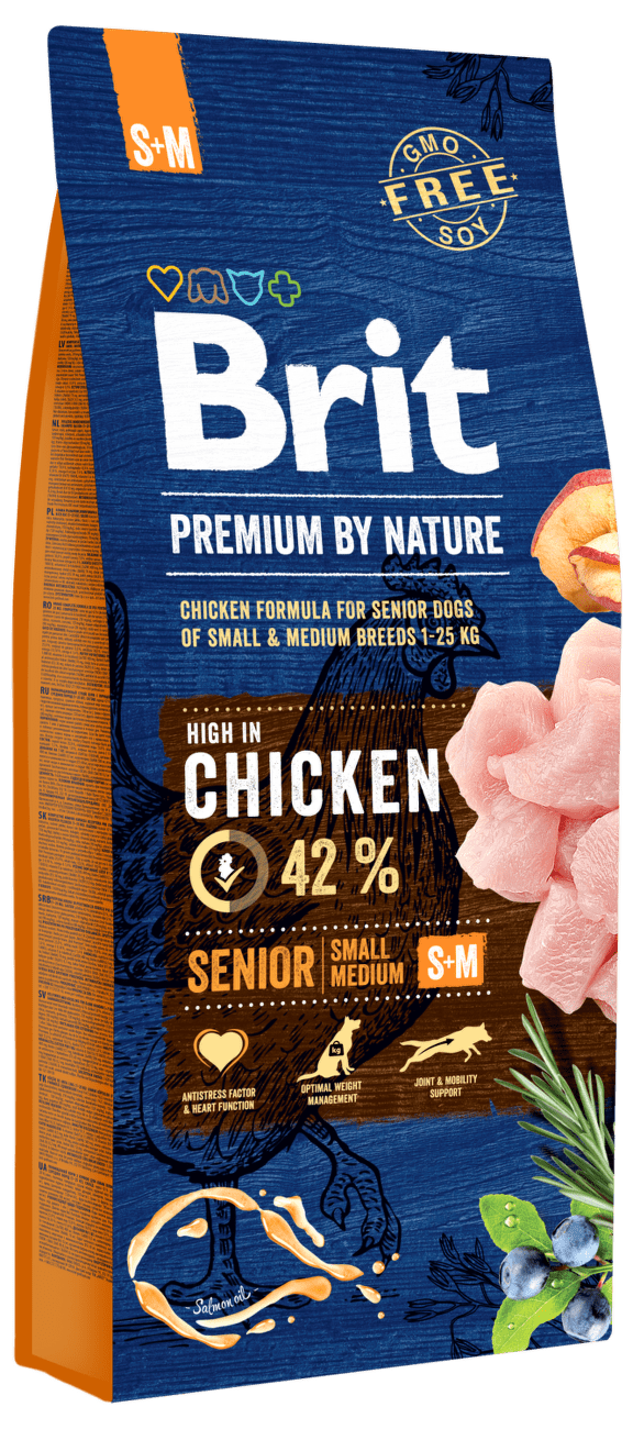 Brit Premium by Nature Senior S+M 15kg