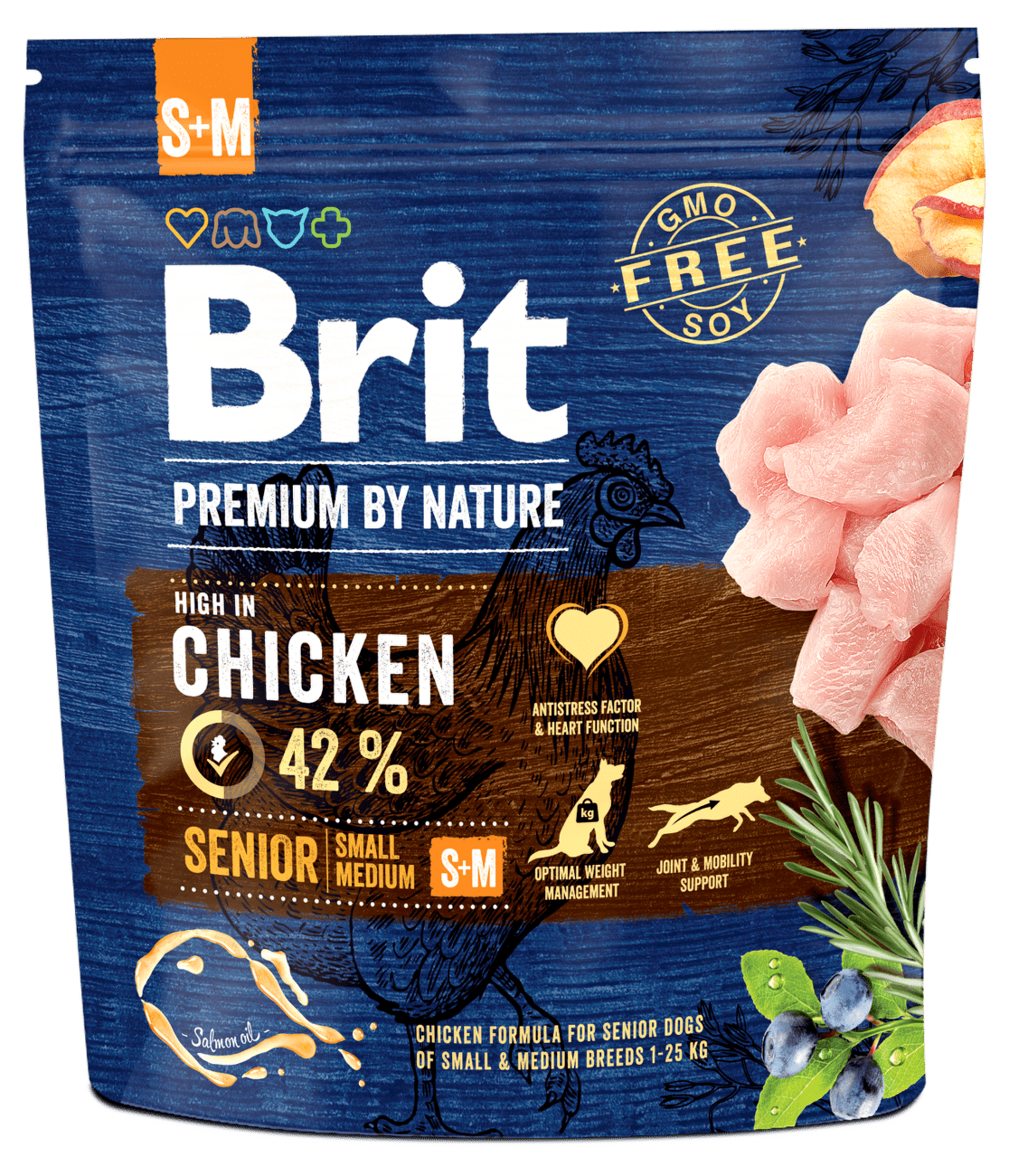 Brit Premium by Nature Senior S+M 1kg