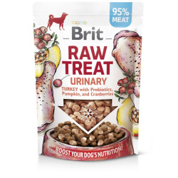 Brit RAW TREAT Urinary Turkey pamlsky pro psy 40 g