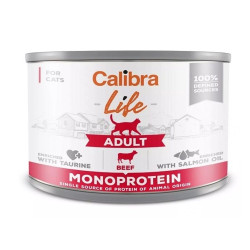 Calibra Cat Life konzerva Adult Beef Monoprotein 200 g