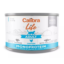 Calibra Cat Life konzerva Adult Chicken Monoprotein 200 g