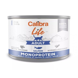 Calibra Cat Life konzerva Adult Salmon Monoprotein 200 g