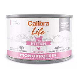 Calibra Cat Life konzerva Kitten Chicken Monoprotein 200 g