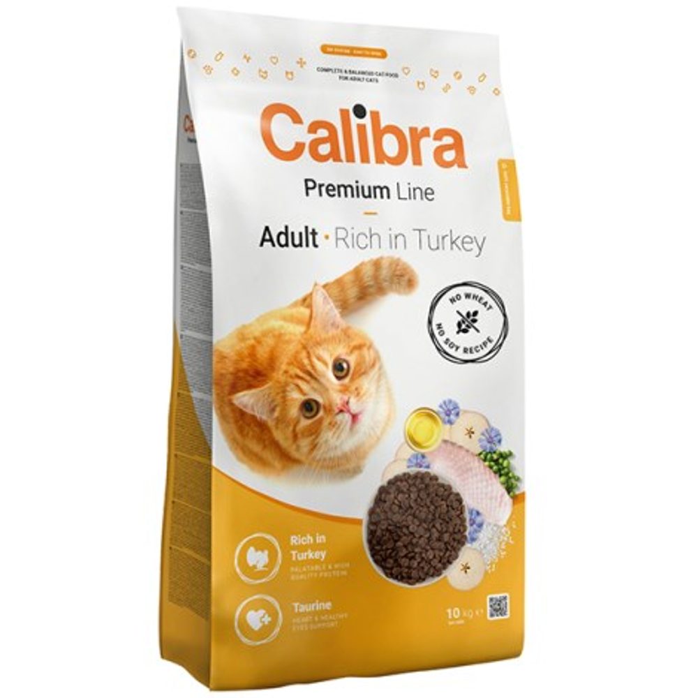 Calibra Cat Premium Line Adult Turkey 10 kg