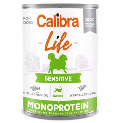 Calibra Dog Life konzerva Sensitive Rabbit 400 g