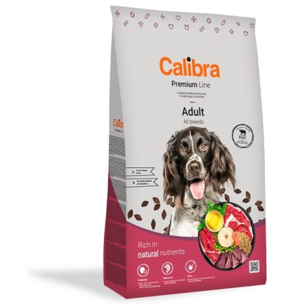 Calibra Dog Premium Line Adult Beef 3 kg | Granule pro psy | P57082