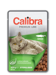 Calibra Premium Line Pouch 100g - Sterilized Salmon