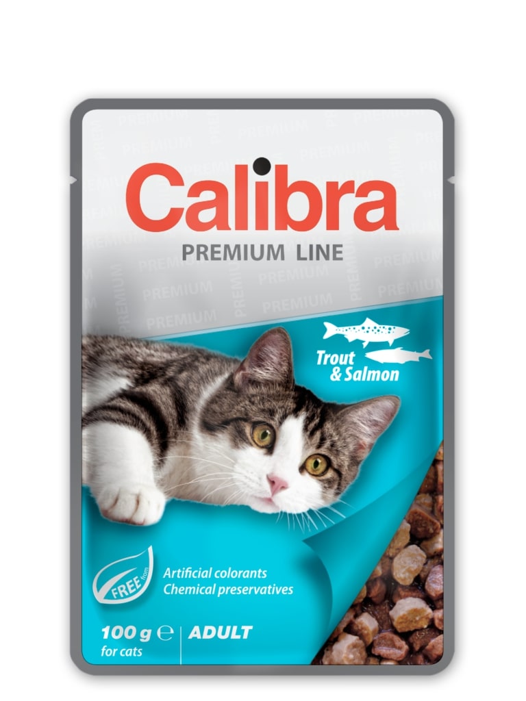 Calibra Premium Line Pouch 100g - Trout&Salmon