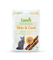 Canvit Health Care Snack Skin & Coat pro kočky 100 g
