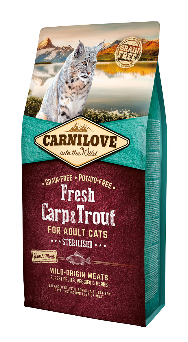Carnilove Cat Fresh Carp & Trout Sterilized 6 kg