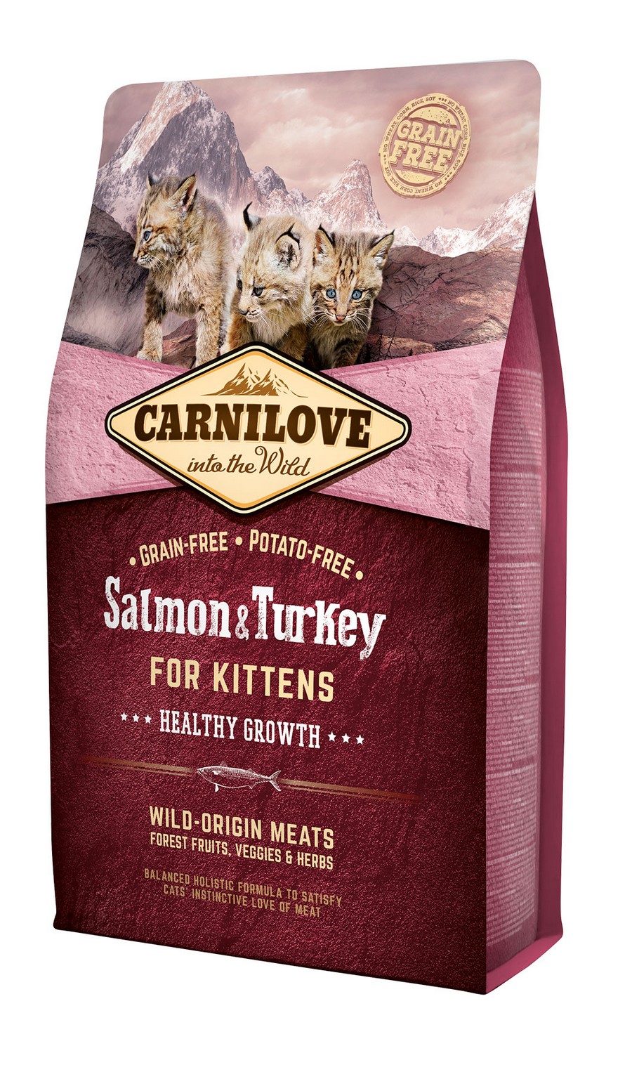 Carnilove Cat Grain Free Salmon&Turkey Kittens Healthy Growth 2 kg