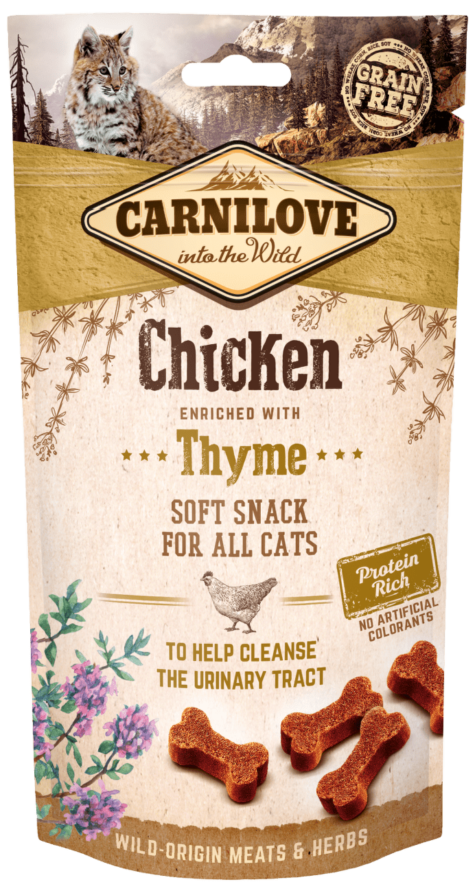 Carnilove Cat Semi Moist Snack Chicken enriched with Thyme 50g