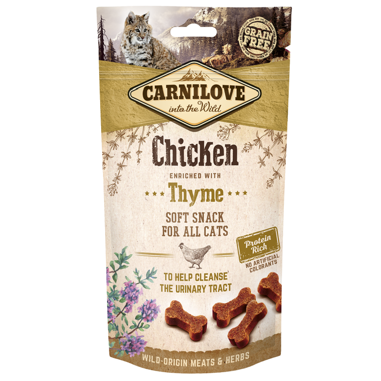Carnilove Cat Semi Moist Snack Chicken with Thyme 50 g