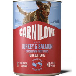 Carnilove Dog Can paté Turkey&Salmon 400g | P59472
