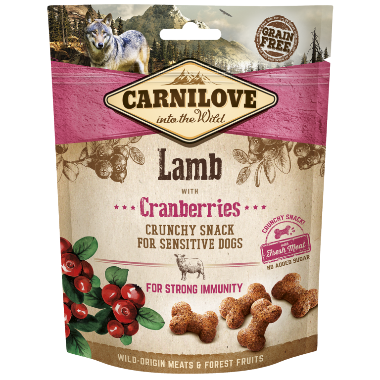Carnilove Dog Crunchy Snack Lamb + Cranberries 200 g