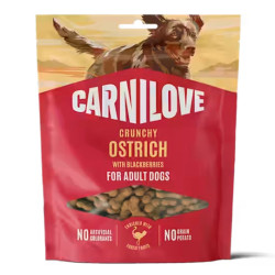 Carnilove Dog Crunchy Snack Ostrich & Blackberries 200g | P59459