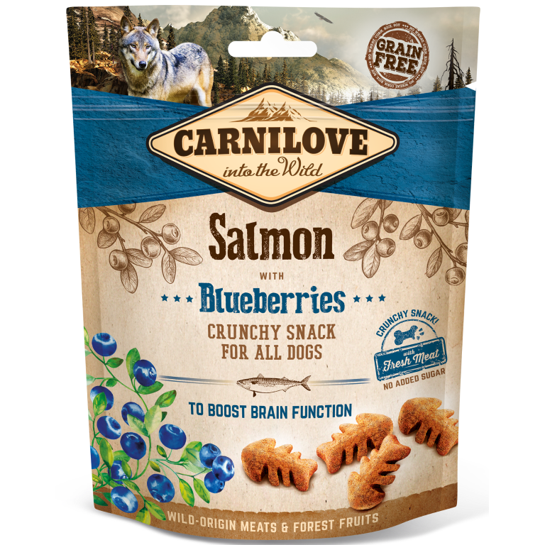 Carnilove Dog Crunchy Snack Salmon + Blueberries 200 g