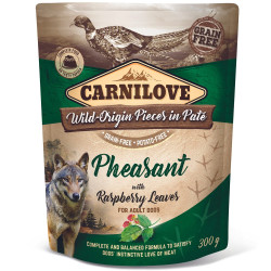 Carnilove Dog Pouch Paté Pheasant with Raspberry Leaves 300 g | Kapsička pro psy