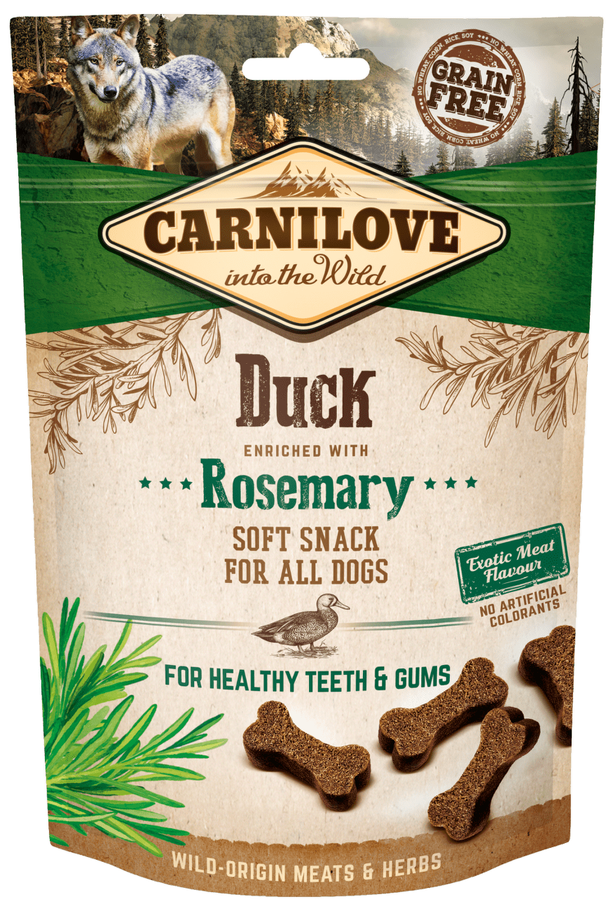 Carnilove Dog Semi Moist Snack Duck enriched with Rosemary 200g