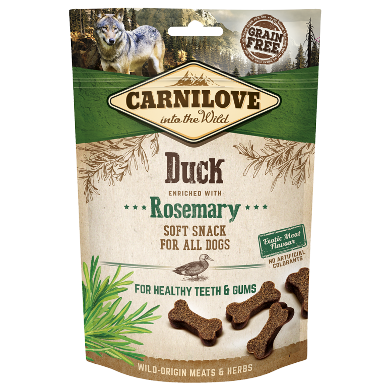 Carnilove Dog Semi Moist Snack Duck with Rosemary 200 g