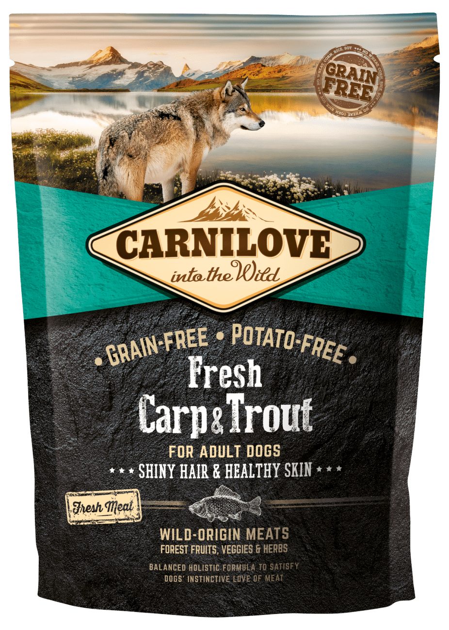 Carnilove Fresh Carp & Trout Shiny Hair & Healthy Skin for Adult dogs 1,5kg