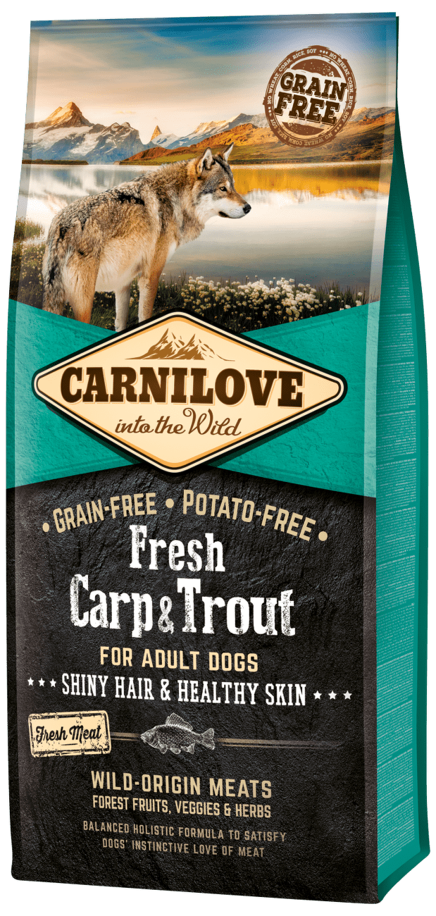 Carnilove Fresh Carp & Trout Shiny Hair & Healthy Skin for Adult dogs 12kg