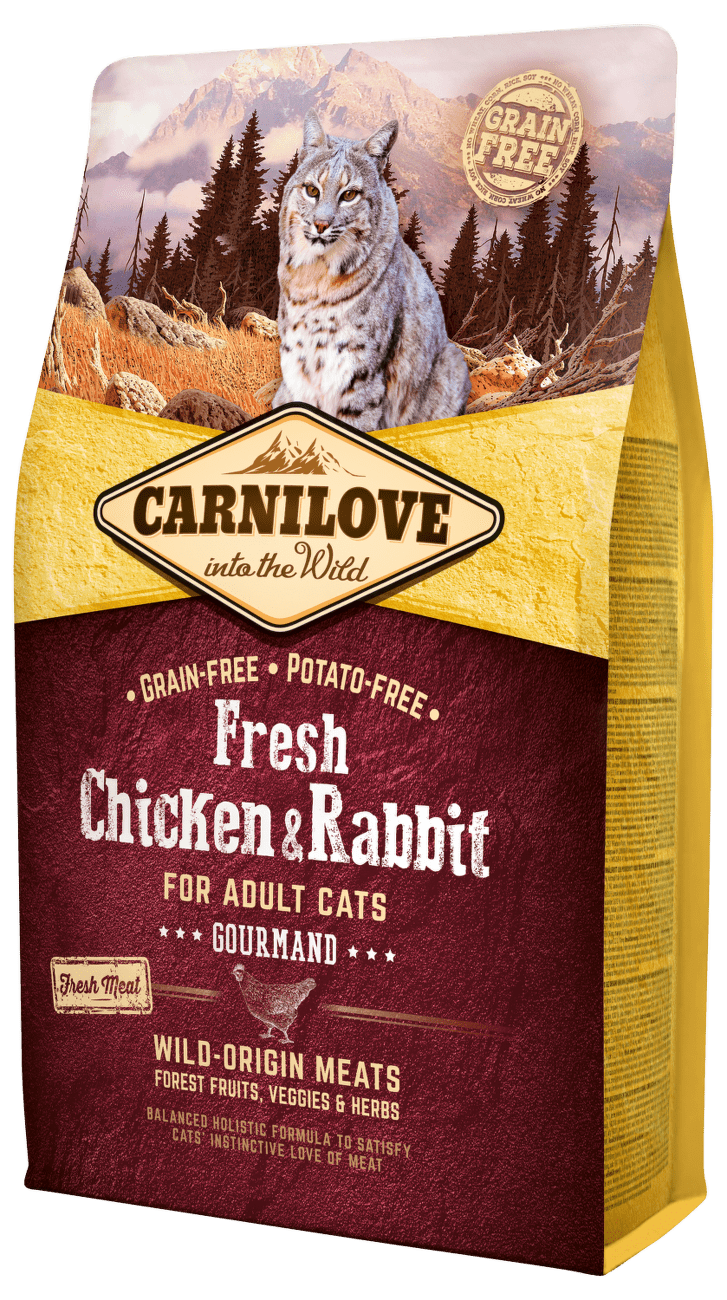 Carnilove Fresh Chicken & Rabbit Gourmand for Adult cats 2kg