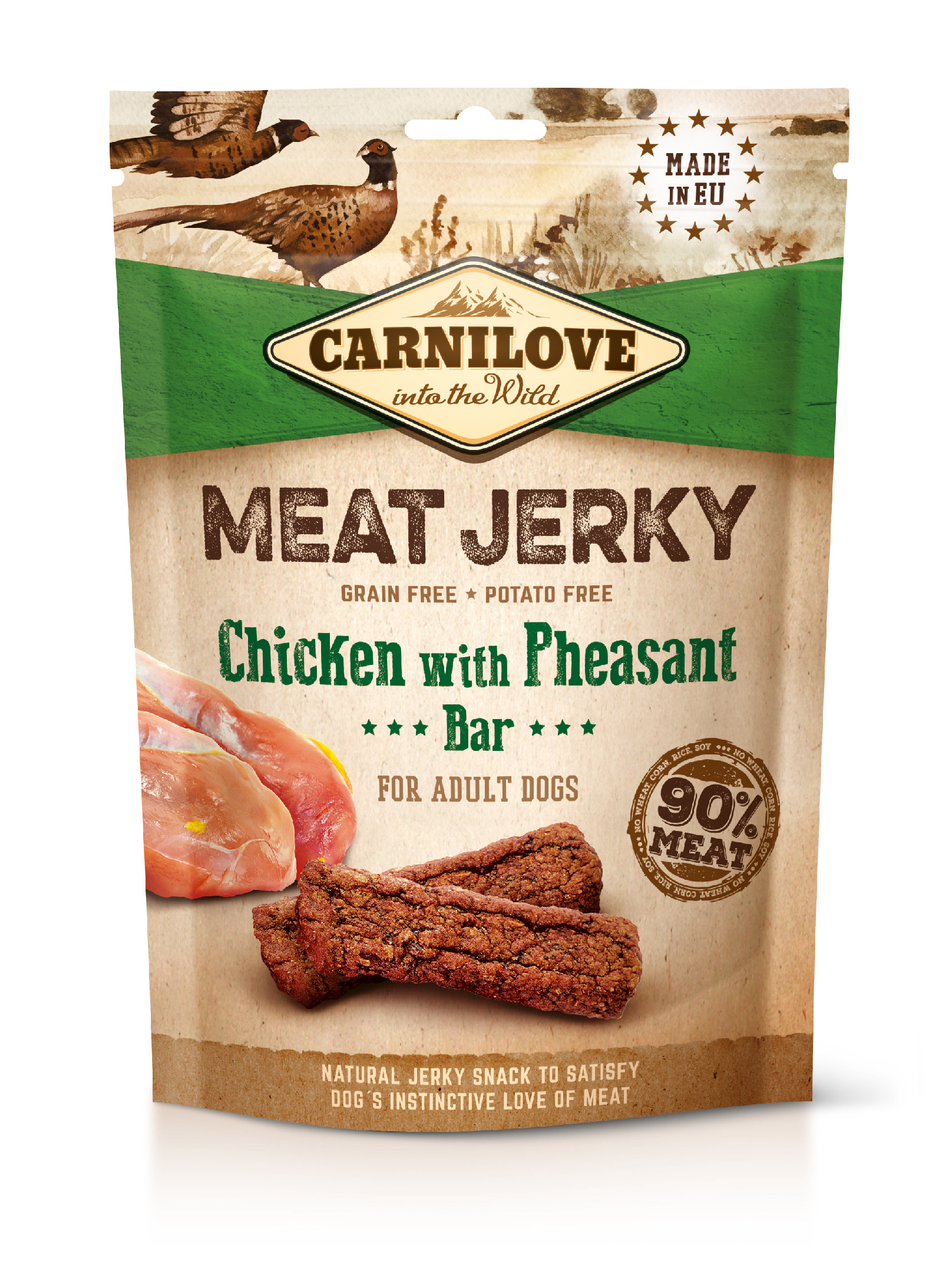 Carnilove Jerky kureci tycinka s bazantem  100 g