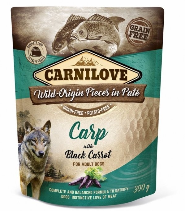 Carnilove Kap.Carnilove Dog Paté Carp with Black Carrot 300 g
