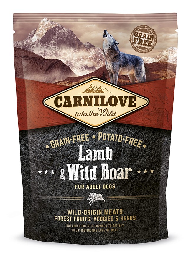 Carnilove Lamb & Wild Boar 1,5 kg – jehněčí a divočák