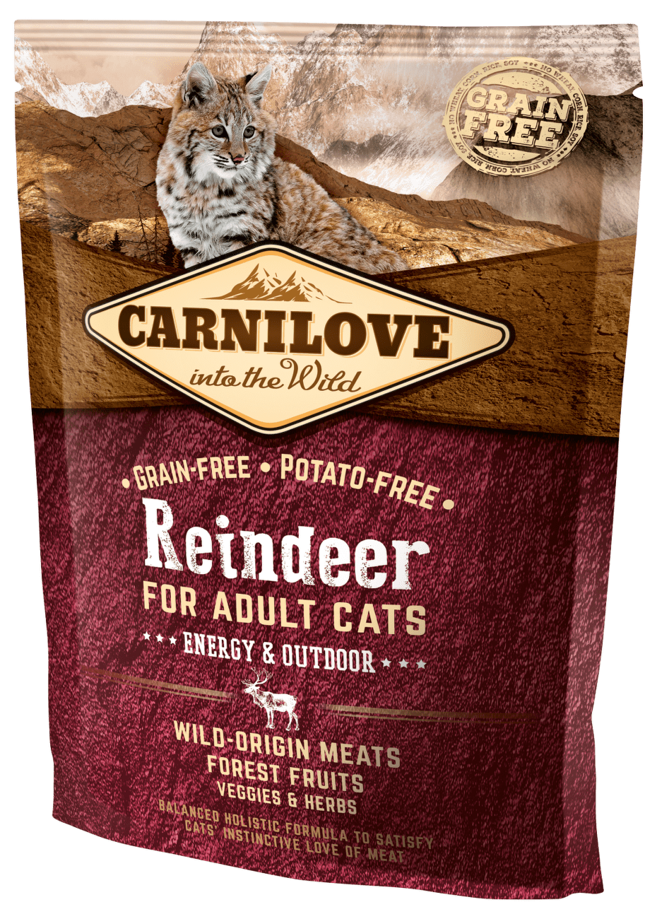 Carnilove Reindeer Adult Cats – Energy and Outdoor 400g