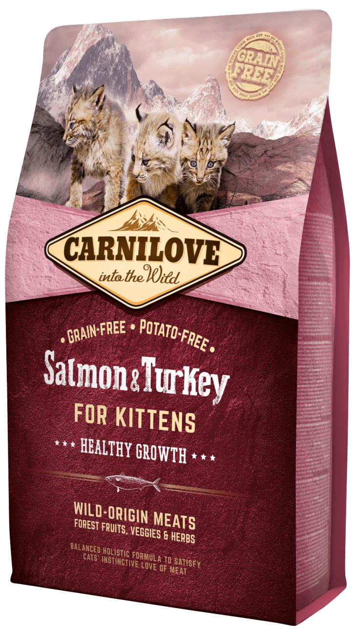Carnilove Salmon and Turkey Kittens – Healthy Growth 2kg
