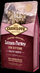 Carnilove Salmon and Turkey Kittens – Healthy Growth 2kg