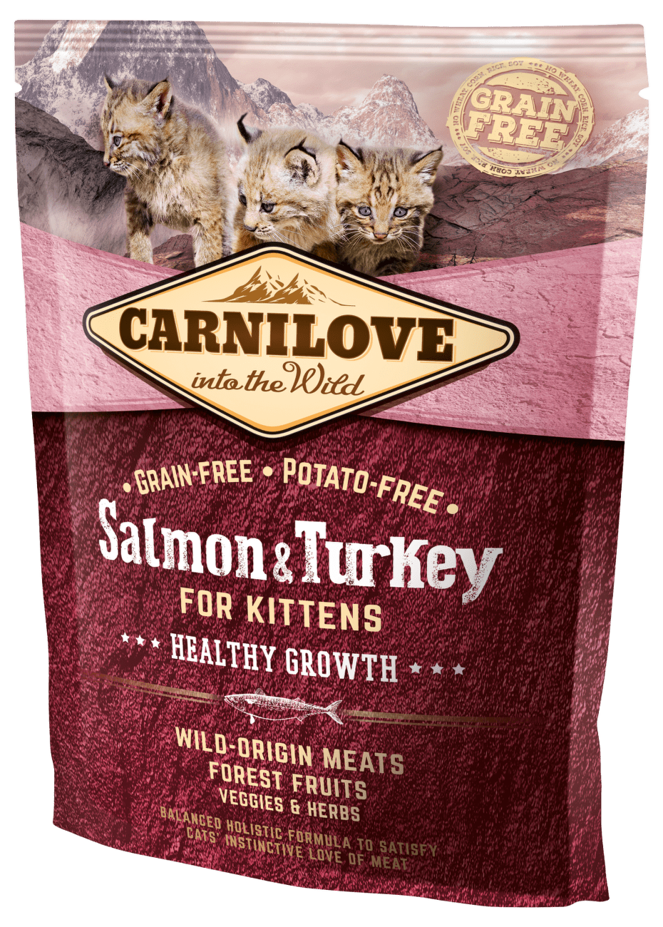 Carnilove Salmon and Turkey Kittens – Healthy Growth 400g