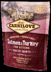 Carnilove Salmon and Turkey Kittens – Healthy Growth 400g