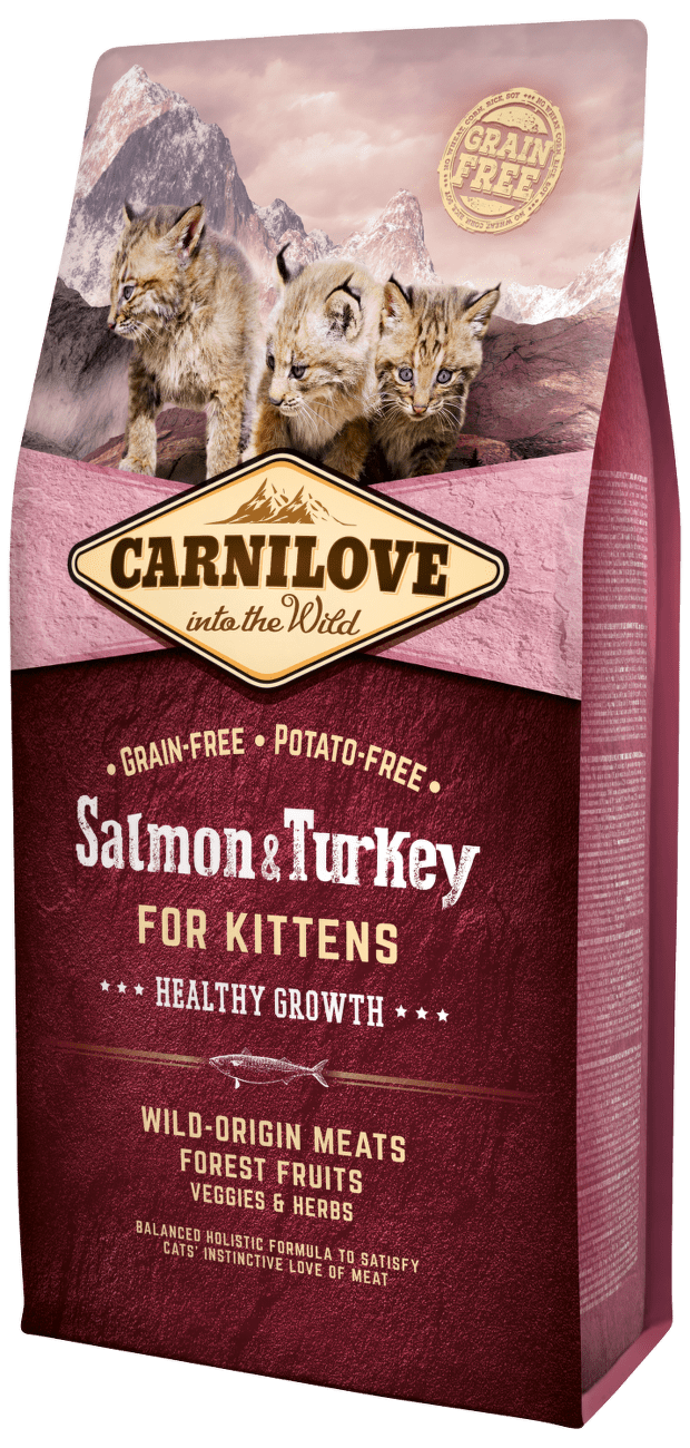 Carnilove Salmon and Turkey Kittens Healthy Growth 6kg