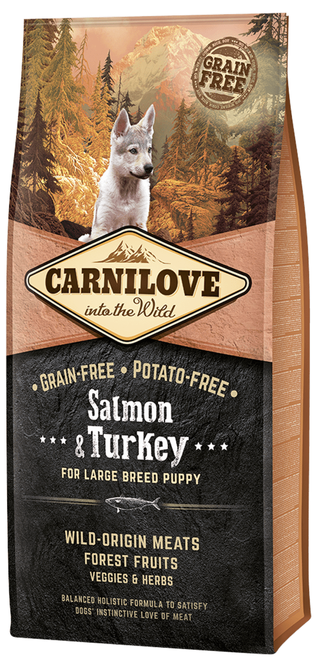 Carnilove Salmon & Turkey for Large Breed Puppy 12kg