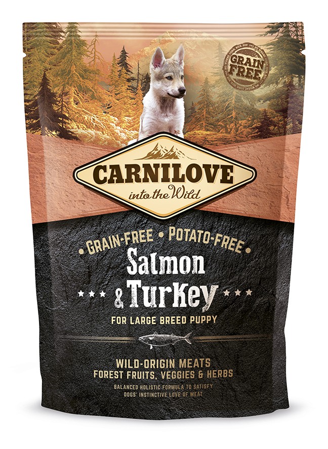 Carnilove Salmon & Turkey for LB Puppy 1,5 kg