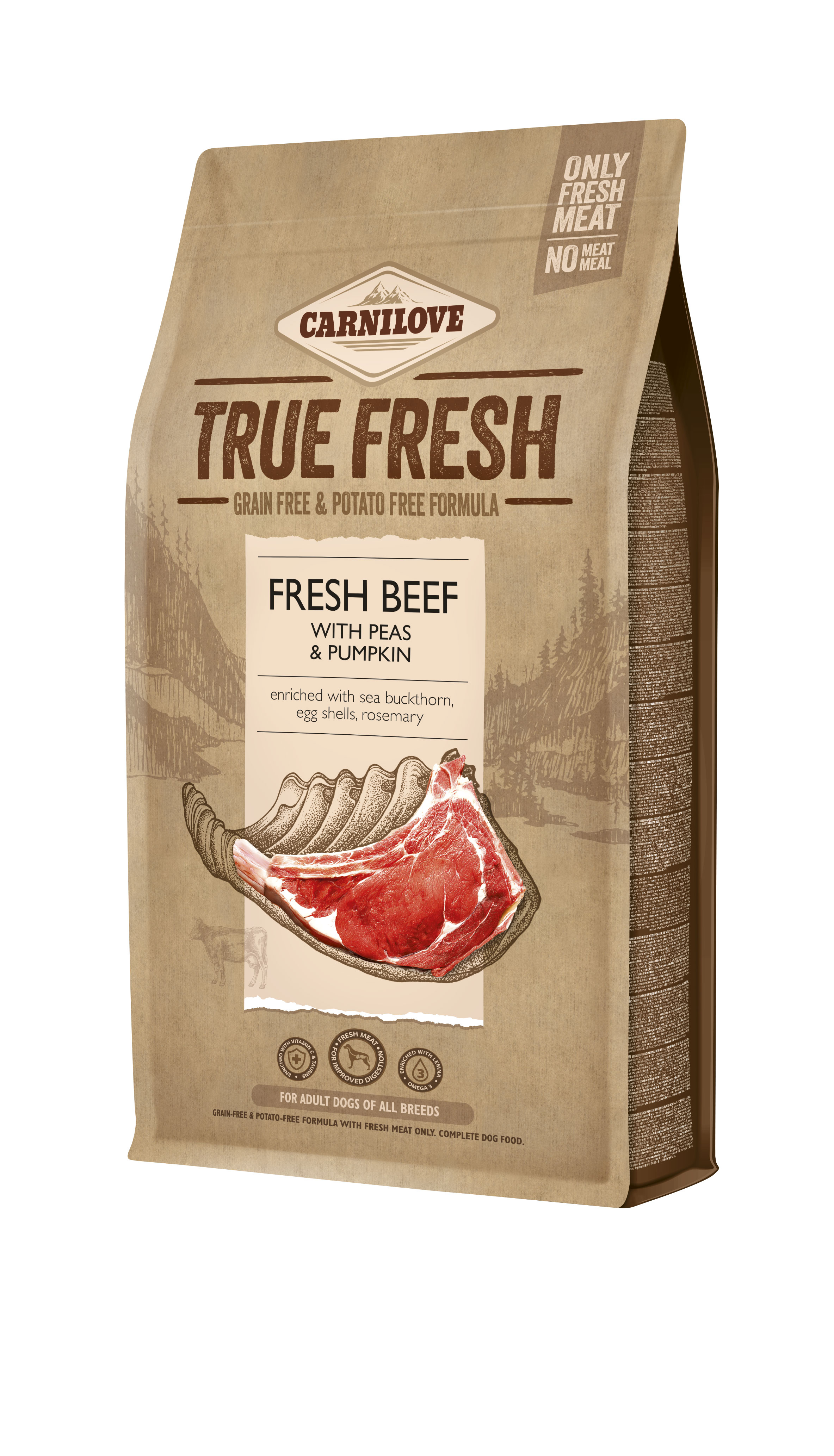 Carnilove True Fresh Beef for Adult Dogs 1,4 kg